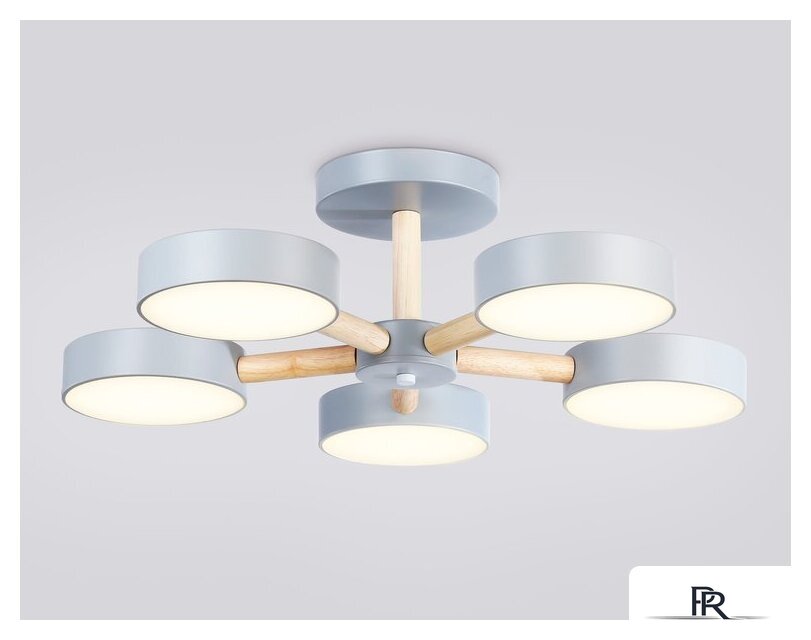 Припотолочная люстра Ambrella light FL4826/5 GR - Изображение №1 — Интернет-магазин ПроЗаказ