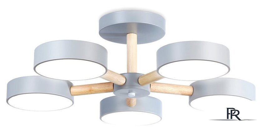 Припотолочная люстра Ambrella light FL4826/5 GR - Изображение №2 — Интернет-магазин ПроЗаказ