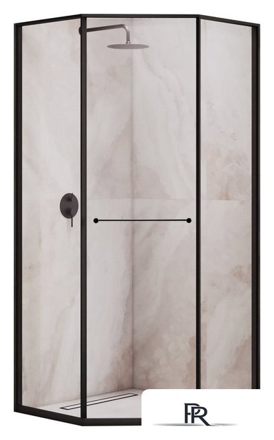 Душевой уголок RGW SV-82B L 33328299-14L (черный/прозрачное стекло) - Изображение №1 — Интернет-магазин ПроЗаказ