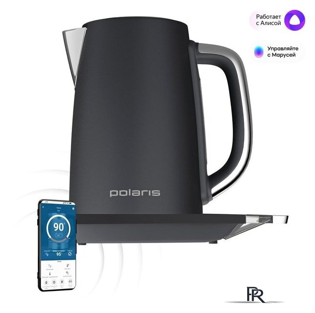 Электрический чайник Polaris PWK 1755CAD WIFI IQ Home (серый) - Изображение №2 — Интернет-магазин ПроЗаказ