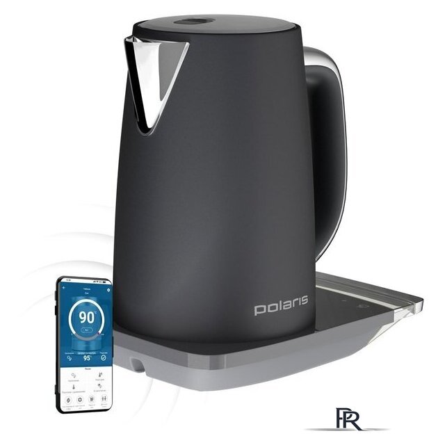 Электрический чайник Polaris PWK 1755CAD WIFI IQ Home (серый) - Изображение №4 — Интернет-магазин ПроЗаказ