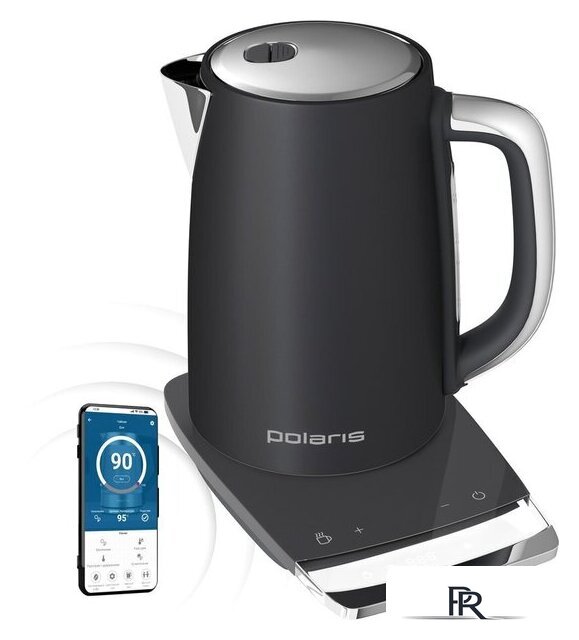 Электрический чайник Polaris PWK 1755CAD WIFI IQ Home (серый) - Изображение №5 — Интернет-магазин ПроЗаказ
