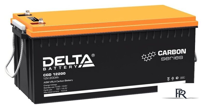 Аккумулятор для ИБП Delta CGD 12200 (12В/200 А·ч) - Изображение №1 — Интернет-магазин ПроЗаказ