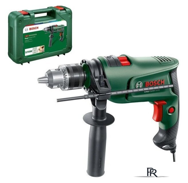 Ударная дрель Bosch EasyImpact 570 0603133220 (кейс) - Изображение №1 — Интернет-магазин ПроЗаказ