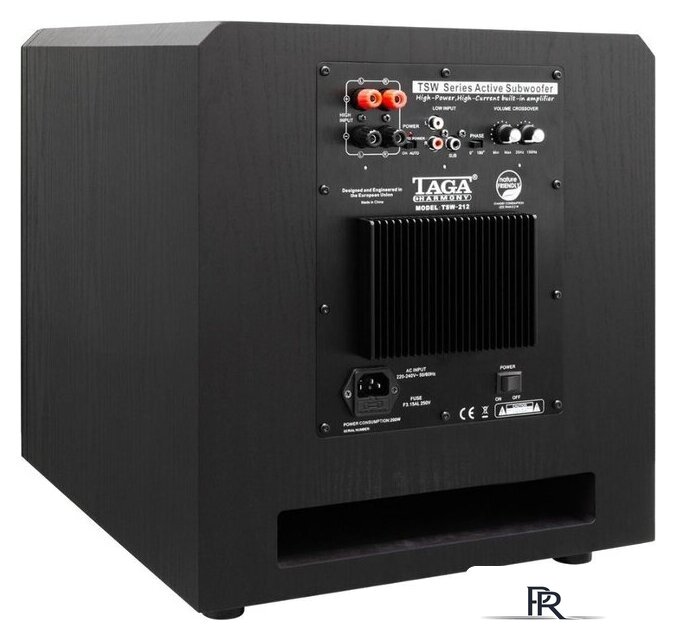 Проводной сабвуфер Taga Harmony TSW-212 (черный) - Изображение №3 — Интернет-магазин ПроЗаказ