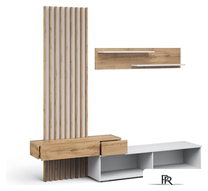 Шкаф-купе Империал Риана Вайт 2.07м (вотан/белый) - Изображение №2 — Интернет-магазин ПроЗаказ