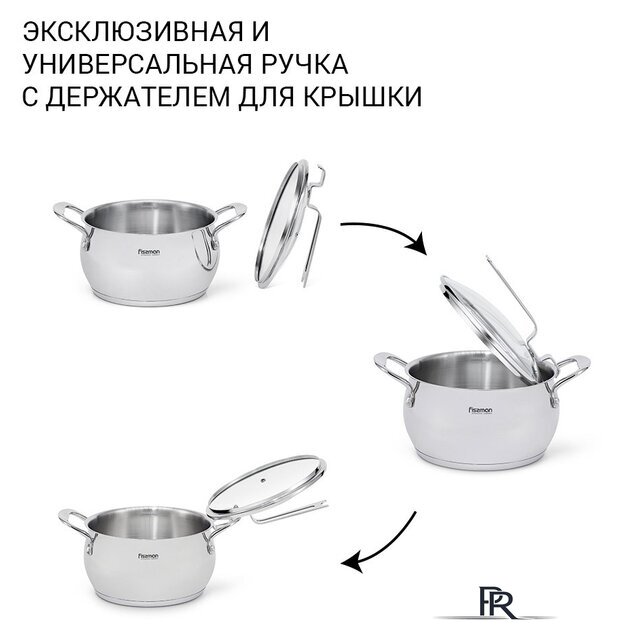 Кастрюля Fissman Vita 5217 - Изображение №10 — Интернет-магазин ПроЗаказ