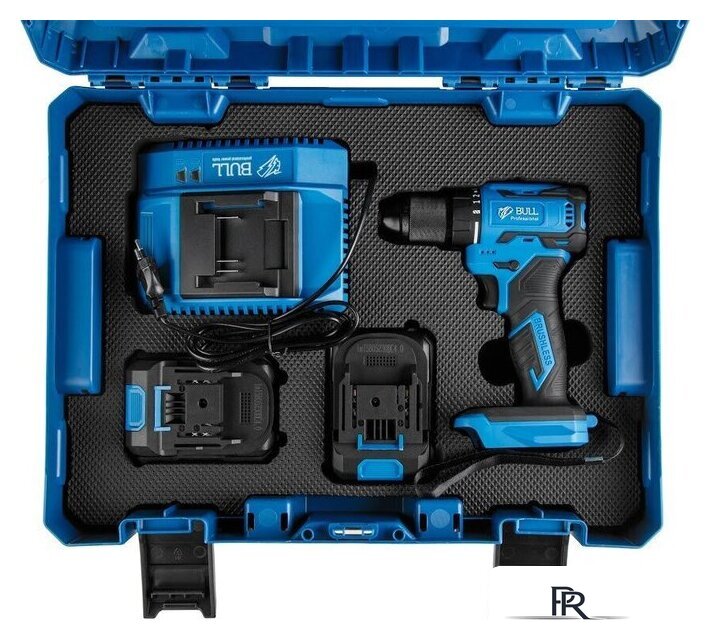 Дрель-шуруповерт Bull SR 1804 2329057 (с 2-мя АКБ, кейс) - Изображение №10 — Интернет-магазин ПроЗаказ