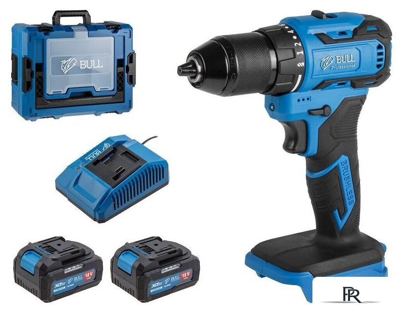 Дрель-шуруповерт Bull SR 1804 2329057 (с 2-мя АКБ, кейс) - Изображение №14 — Интернет-магазин ПроЗаказ