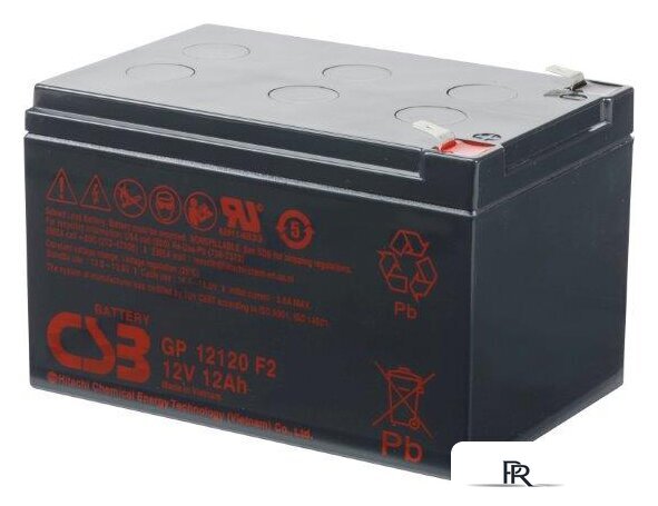 Аккумулятор для ИБП CSB Battery GP12120 F2 (12В/12 А·ч) - Изображение №1 — Интернет-магазин ПроЗаказ