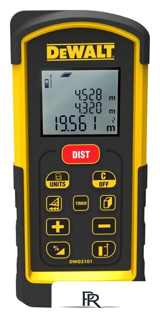 Лазерный дальномер DeWalt DW03101 - Изображение №1 — Интернет-магазин ПроЗаказ