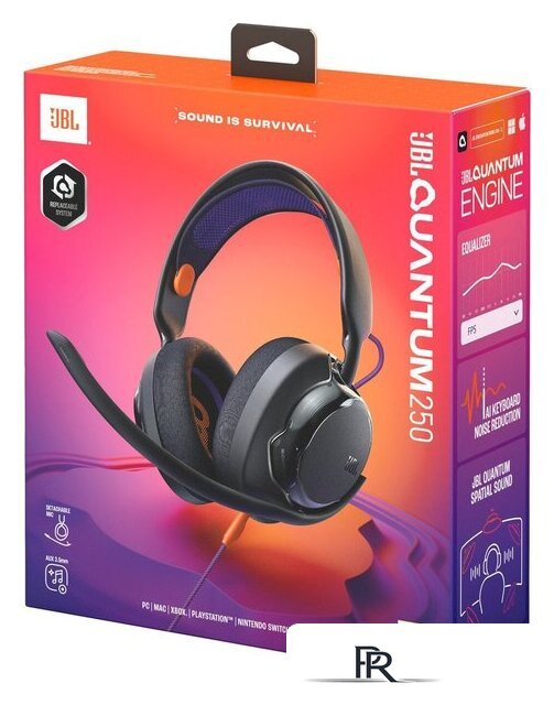 Наушники JBL Quantum 250 (черный) - Изображение №8 — Интернет-магазин ПроЗаказ