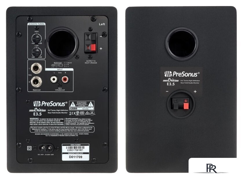 Монитор ближнего поля PreSonus Eris E3.5 - Изображение №5 — Интернет-магазин ПроЗаказ