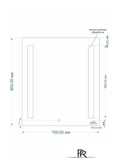  Cersanit Зеркало Led 020 base 70x80 - Изображение №4 — Интернет-магазин ПроЗаказ