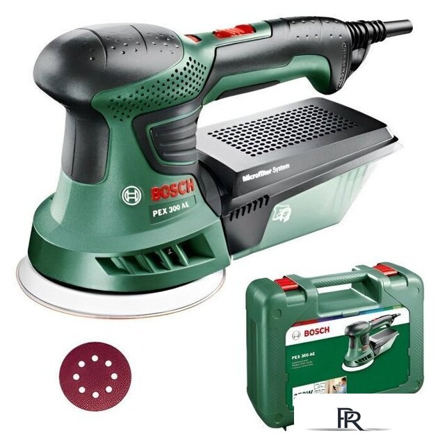 Эксцентриковая шлифмашина Bosch PEX 300 AE 06033A3000 (кейс) - Изображение №8 — Интернет-магазин ПроЗаказ