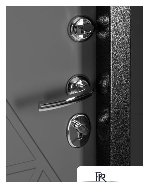 Металлическая дверь Guard Термо MG75 97х205 правая (черное серебро/серый) - Изображение №4 — Интернет-магазин ПроЗаказ