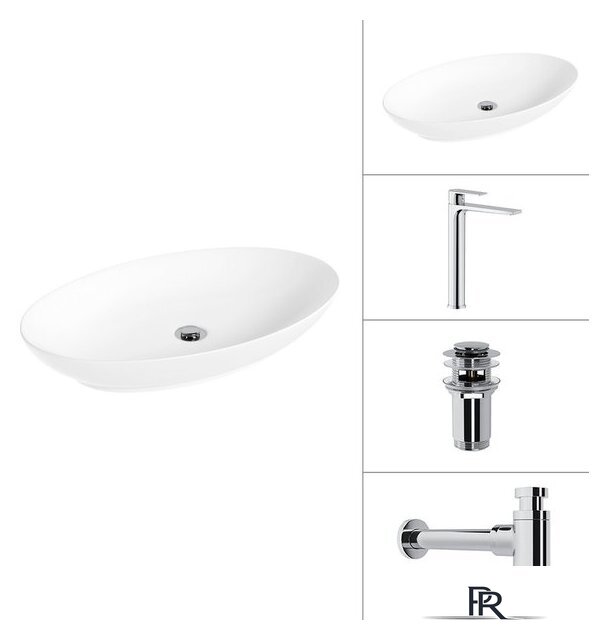Умывальник Lauter 21571 + Reef 21CK8678C + сифон 21635CH + дон.клапан 21190CH (хром) - Изображение №1 — Интернет-магазин ПроЗаказ