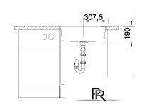 Кухонная мойка Blanco Dalago 6-F 525875 (темная скала) - Изображение №4 — Интернет-магазин ПроЗаказ