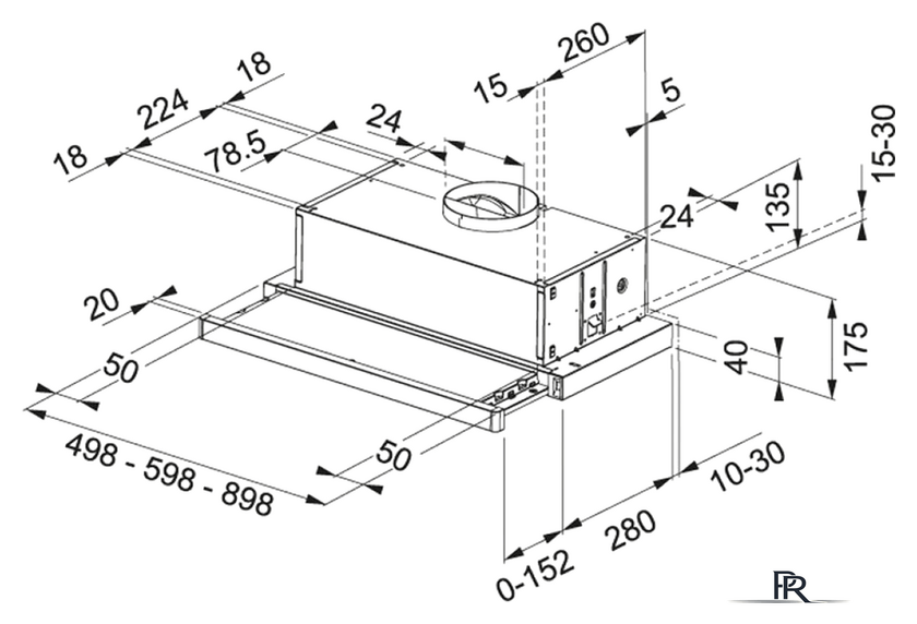 Кухонная вытяжка Franke Flexa FTC 532L WH 315.0547.795 - Изображение №3 — Интернет-магазин ПроЗаказ