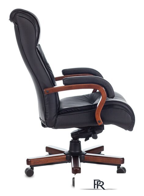 Офисное кресло Бюрократ T-9926WALNUT (черный) - Изображение №4 — Интернет-магазин ПроЗаказ