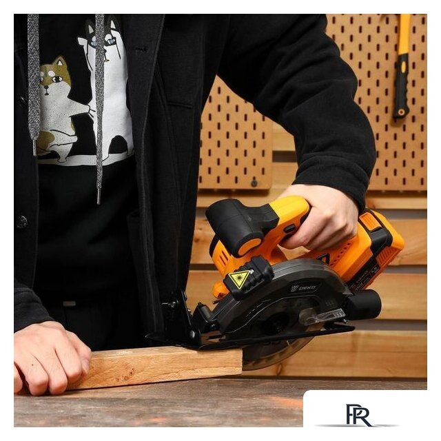 Дисковая (циркулярная) пила Deko DKCS20 063-4024 (с 2-мя АКБ) - Изображение №7 — Интернет-магазин ПроЗаказ