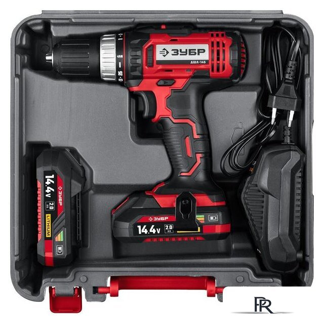 Дрель-шуруповерт Зубр Мастер ДШЛ-145-22 (с 2-мя АКБ, кейс) - Изображение №8 — Интернет-магазин ПроЗаказ