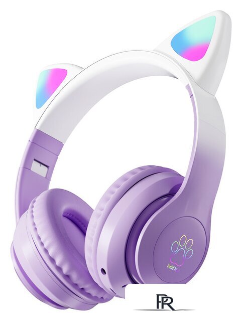 Наушники Miru Cat EP-W10 (сиреневый) - Изображение №2 — Интернет-магазин ПроЗаказ