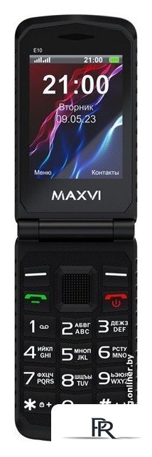 Кнопочный телефон Maxvi E10 (черный) - Изображение №3 — Интернет-магазин ПроЗаказ