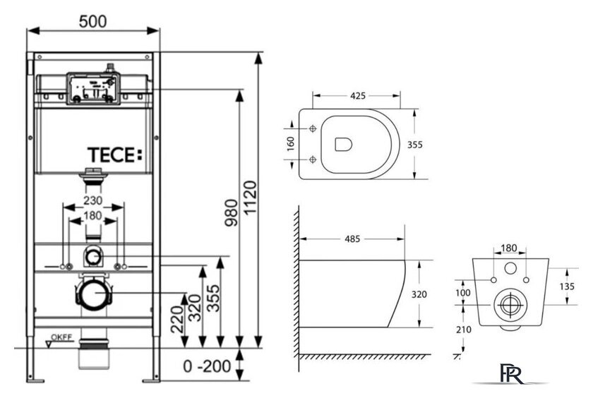 Унитаз подвесной Lauter Sulzdorf + TECE Kit 9400413 (белый с микролифтом) - Изображение №20 — Интернет-магазин ПроЗаказ