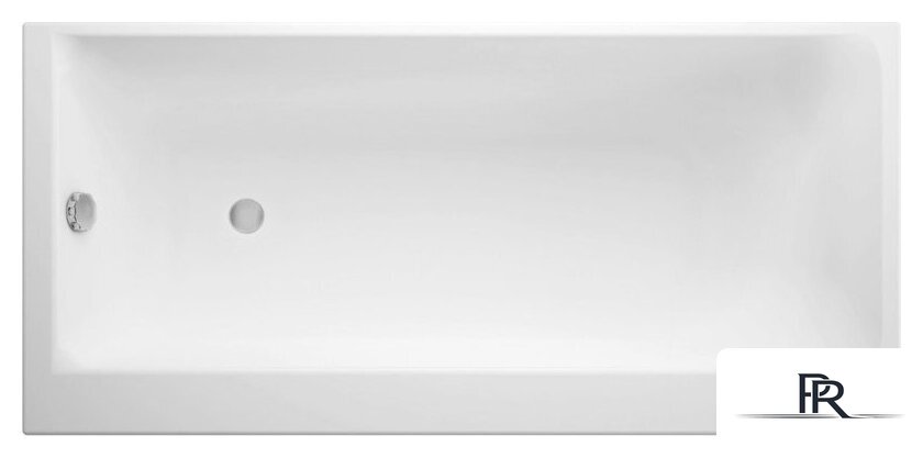 Ванна Cersanit Smart 170x80 R 63351 (с ножками и сифоном Prime черный) - Изображение №1 — Интернет-магазин ПроЗаказ