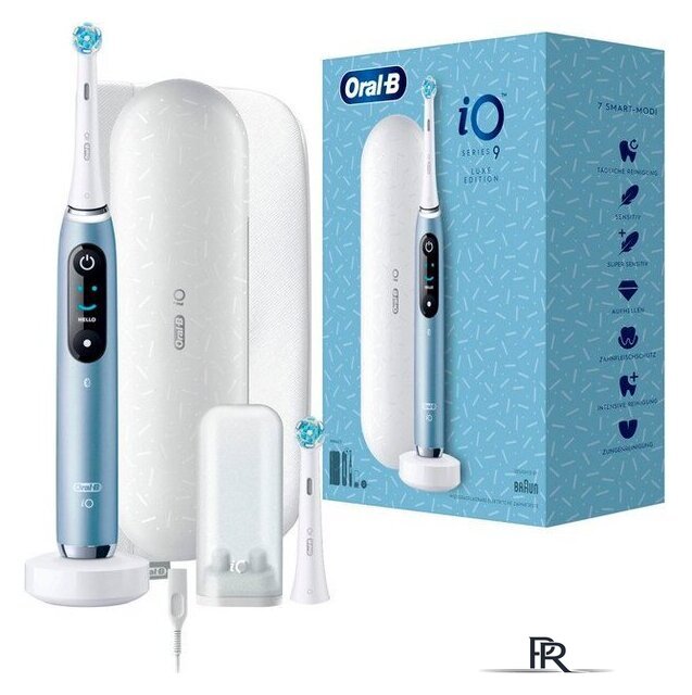 Электрическая зубная щетка Oral-B iO 9 Luxe Edition Aqua Marine (бирюзовый) - Изображение №1 — Интернет-магазин ПроЗаказ