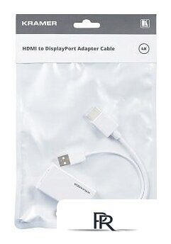 Адаптер Kramer Electronics HDMI - DisplayPort ADC-HM/DPF (0.2 м, белый) - Изображение №2 — Интернет-магазин ПроЗаказ