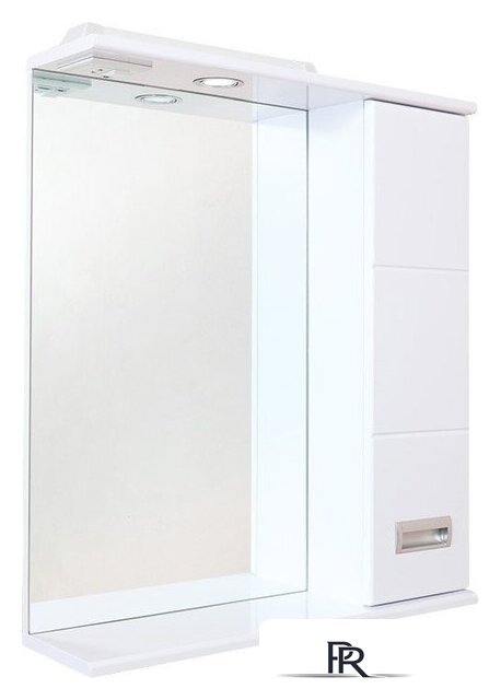  Onika Шкаф с зеркалом Балтика 58.01 правый (белый) [205815] - Изображение №1 — Интернет-магазин ПроЗаказ