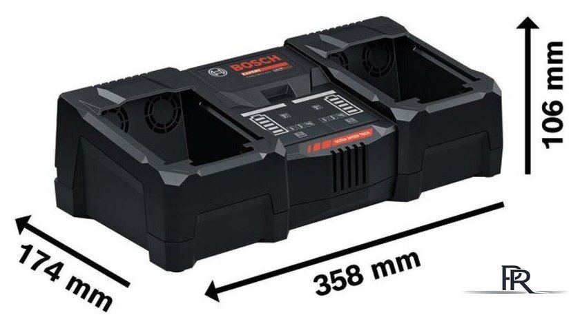 Зарядное устройство Bosch EXAL18V2-320 1600A02YG5 (18В + кейс) - Изображение №2 — Интернет-магазин ПроЗаказ