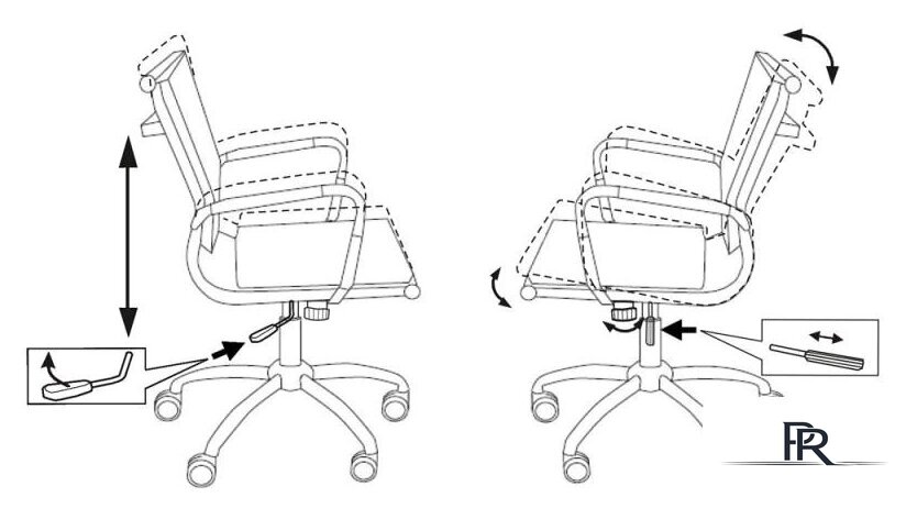 Офисное кресло Бюрократ CH-993-Low/Black - Изображение №4 — Интернет-магазин ПроЗаказ