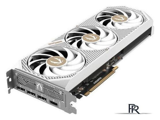 Видеокарта ZOTAC Gaming GeForce RTX 5070 AMP White Edition ZT-B50700FQ-10P - Изображение №3 — Интернет-магазин ПроЗаказ
