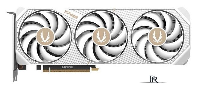 Видеокарта ZOTAC Gaming GeForce RTX 5070 AMP White Edition ZT-B50700FQ-10P - Изображение №1 — Интернет-магазин ПроЗаказ