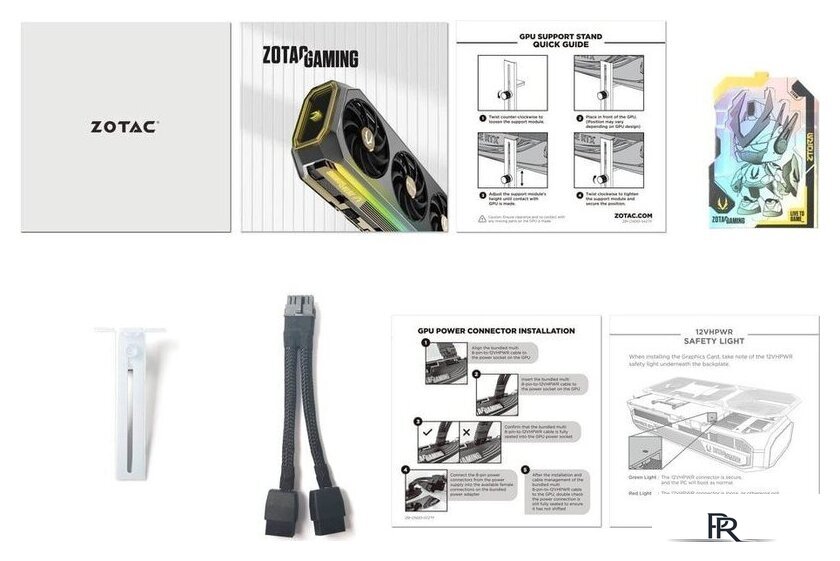 Видеокарта ZOTAC Gaming GeForce RTX 5070 AMP White Edition ZT-B50700FQ-10P - Изображение №6 — Интернет-магазин ПроЗаказ