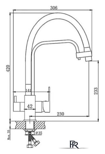 Смеситель Haiba HB76615-7 - Изображение №2 — Интернет-магазин ПроЗаказ