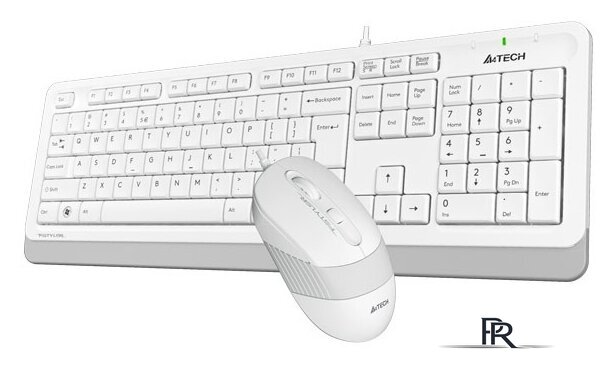 Офисный набор A4Tech Fstyler F1010 (белый/серый) - Изображение №4 — Интернет-магазин ПроЗаказ