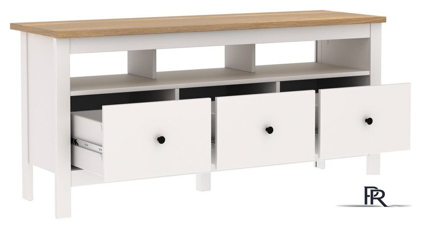 Тумба Mio Tesoro Сага 3 ящика 2.08.03.090.14 (белый/ясень) - Изображение №2 — Интернет-магазин ПроЗаказ