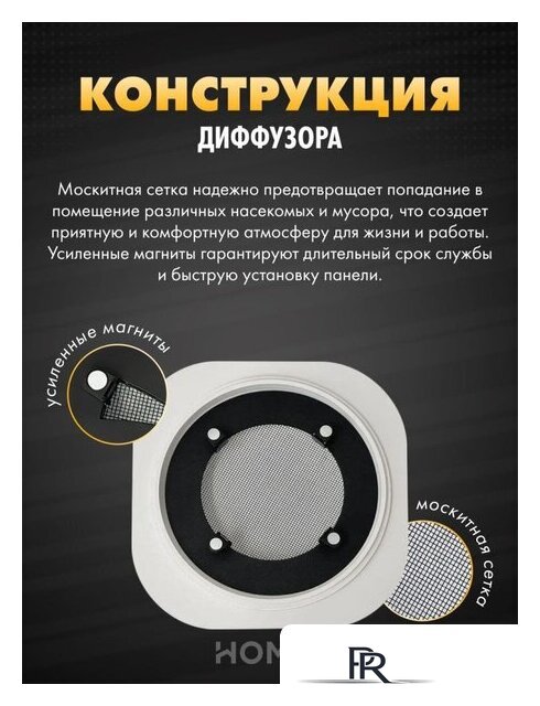 Вентиляционная решетка HOMY AIR круглый A100W d150 (белая) - Изображение №5 — Интернет-магазин ПроЗаказ