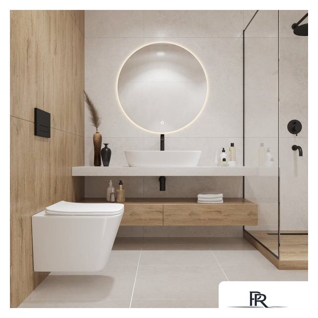 Унитаз подвесной Lauter Square 214903 + GROHE Rapid SL 38721001 + GROHE 37131000 (овальная, хром) - Изображение №9 — Интернет-магазин ПроЗаказ