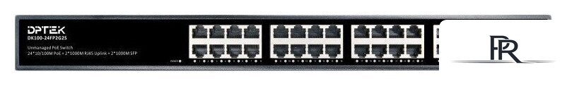Неуправляемый коммутатор DPTEK DK100-24FP2G2S - Изображение №1 — Интернет-магазин ПроЗаказ