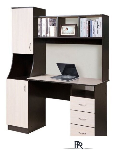 Стол Мебель-класс Партнер Левый (венге/ясень шимо светлый) - Изображение №1 — Интернет-магазин ПроЗаказ