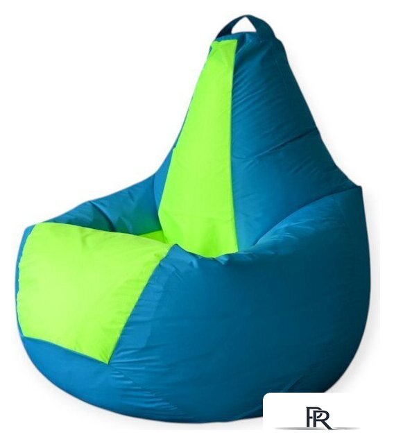 Кресло-мешок Mio Tesoro Груша Kombo XXL GF-130x85-NN (небесный/неон) - Изображение №1 — Интернет-магазин ПроЗаказ