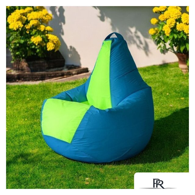 Кресло-мешок Mio Tesoro Груша Kombo XXL GF-130x85-NN (небесный/неон) - Изображение №3 — Интернет-магазин ПроЗаказ