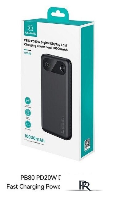 Внешний аккумулятор Usams CD249 PB80 10000mAh (черный) - Изображение №2 — Интернет-магазин ПроЗаказ