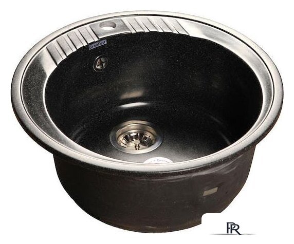 Кухонная мойка GranFest GF-R520 (черный) - Изображение №1 — Интернет-магазин ПроЗаказ