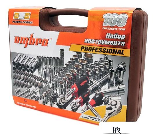 Универсальный набор инструментов Ombra OMT108S 108 предметов - Изображение №2 — Интернет-магазин ПроЗаказ